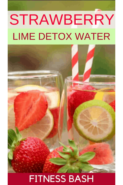 STRAWBERRY LIME DETOX WATER
