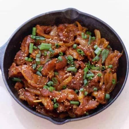 Korean spicy keto pork recipe