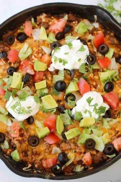 TACO CASSEROLE RECIPE WITH 5 INGREDIENTS