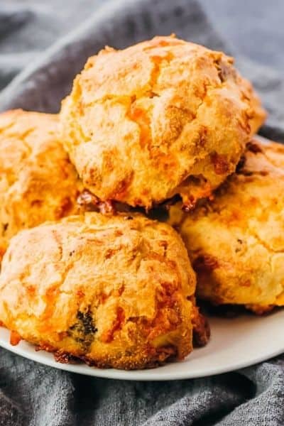 CHEDDAR, ALMOND KETO BISCUITS