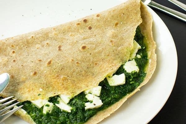 FETA AND SPINACH PANCAKES