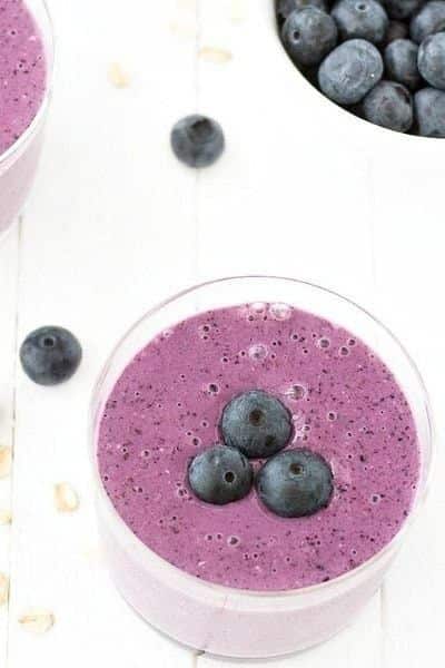 BLUEBERRY OATMEAL SMOOTHIE