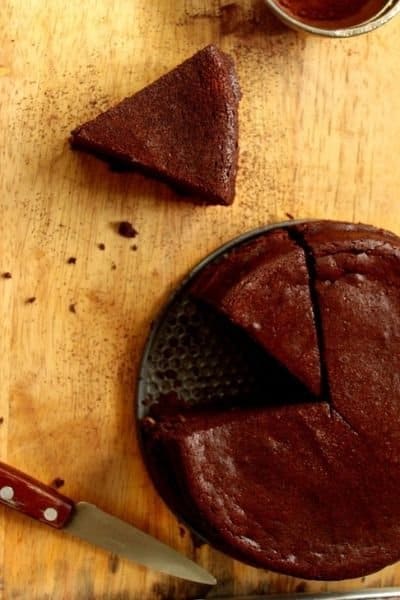 FLOURLESS KETO CHOCOLATE CAKE