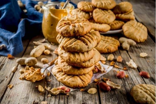 Oats and peanut butter cookies: