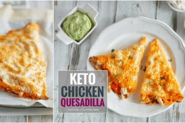 KETO CHICKEN QUESADILLA