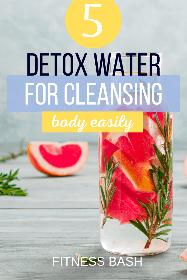 5 Best Detox Water for a BODY CLEANSE - Fitness Bash