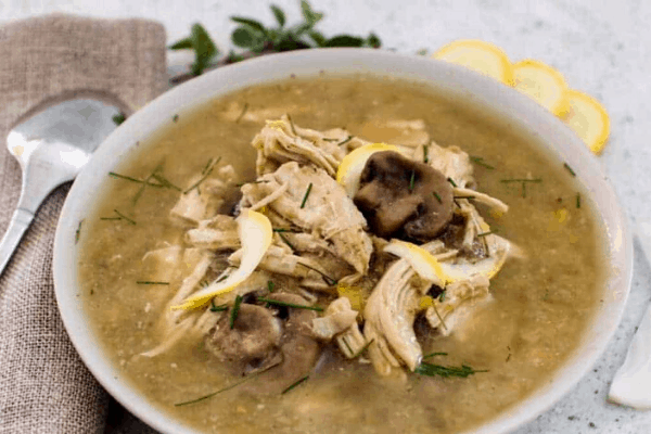 KETO CHICKEN MUSHROOM SOUP