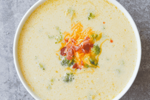 BROCCOLI CHEDDAR SOUP