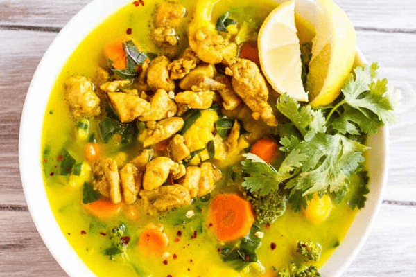 TURMERIC CHICKEN SOUP