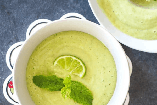 MINT AVOCADO CHILLED SOUP