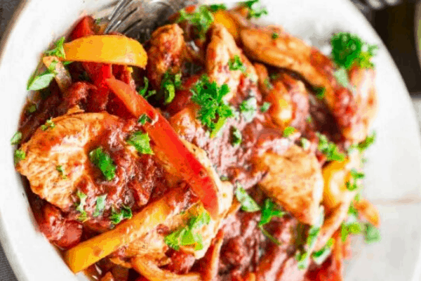 LOW CARB TURKEY AND PEPPERS
