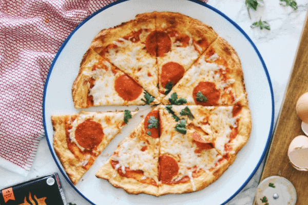 KETO PEPPERONI PIZZA