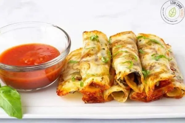 PIZZA ROLL-UPS popular keto lunches for work
