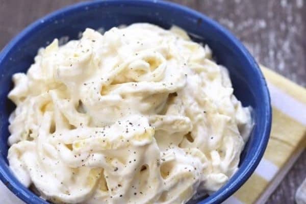 EGG FAST FETTUCCINI ALFREDO