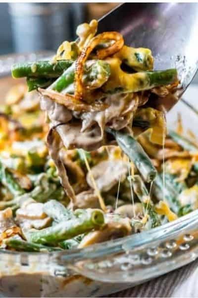EASY LOW- CARB GREEN BEAN CASSEROLE