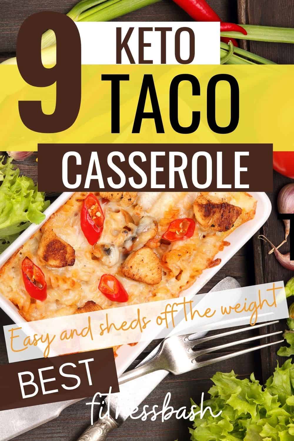 keto taco caaserole