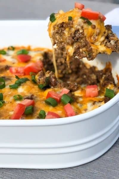 keto taco casserole