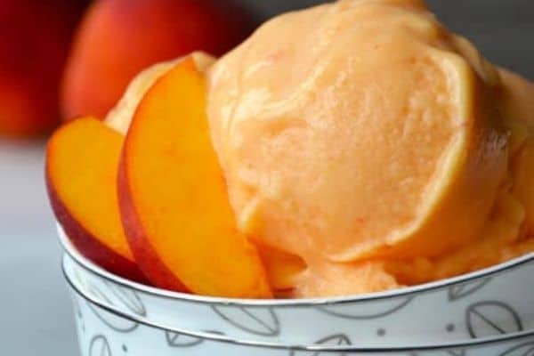 FROZEN PEACH YOGURT