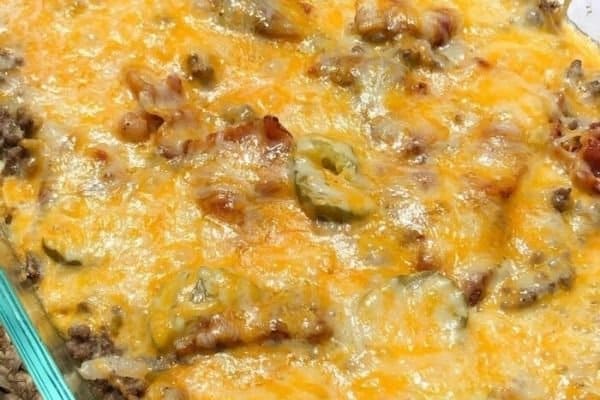 SKILLET BACON CHEESEBURGER CASSEROLE