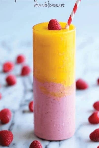 RASPBERRY SUNRISE SMOOTHIE