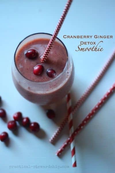 CRANBERRY-GINGER SMOOTHIE weight loss smoothies