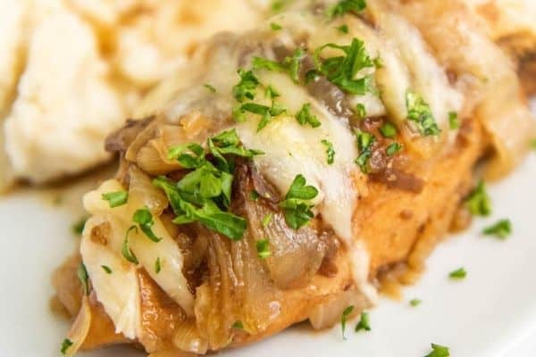 CROCKPOT FRENCH ONION CHICKEN