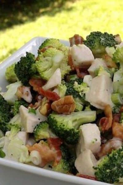 healthy dinner ideas chicken broccoli salad