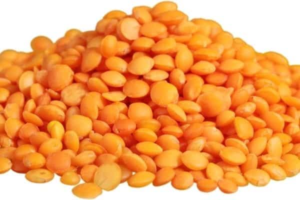 lentils for potassium