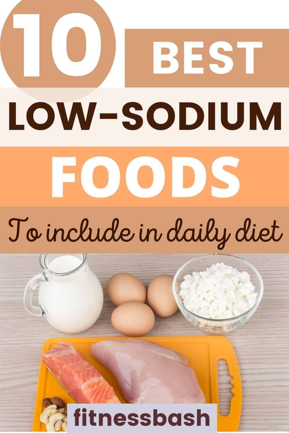 low sodium foods