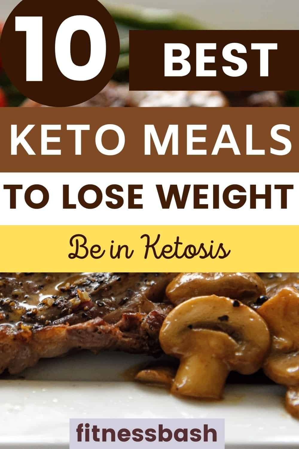 keto meals to lose weight
