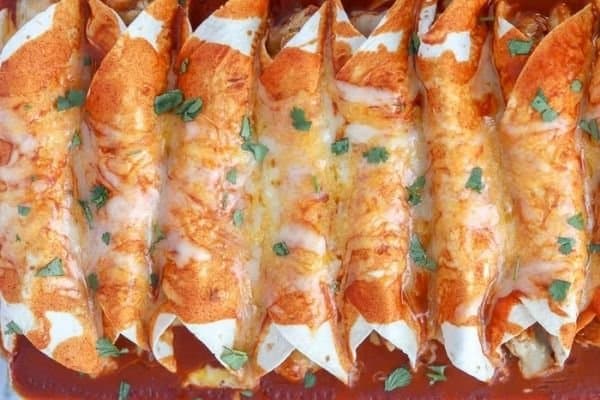 CHICKEN ENCHILADAS