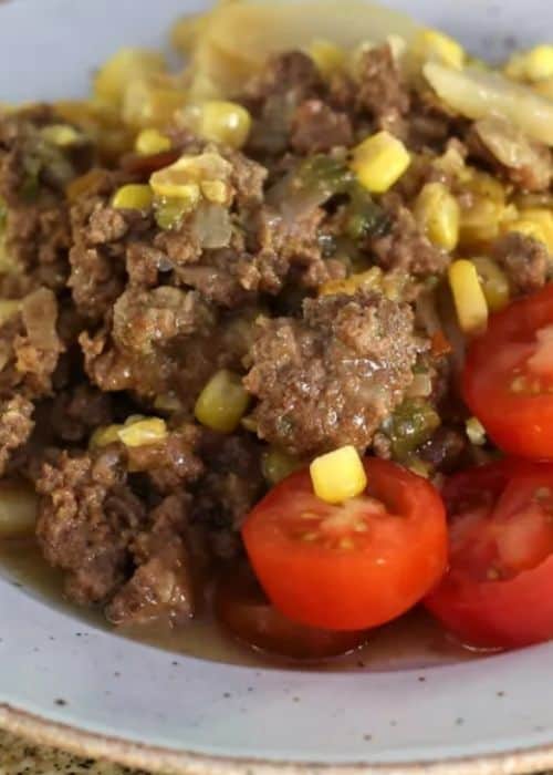 SLOW COOKER CHINESE PIE WITH GROUND BEEF