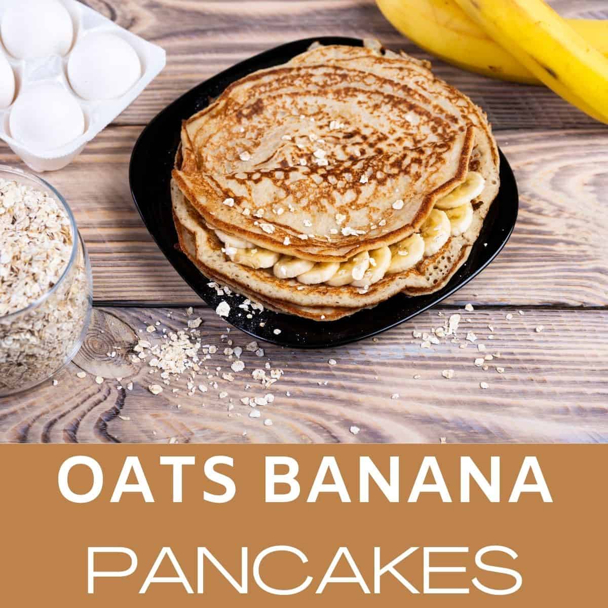 oats banana healthy pancakes