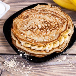 oats banana pancake