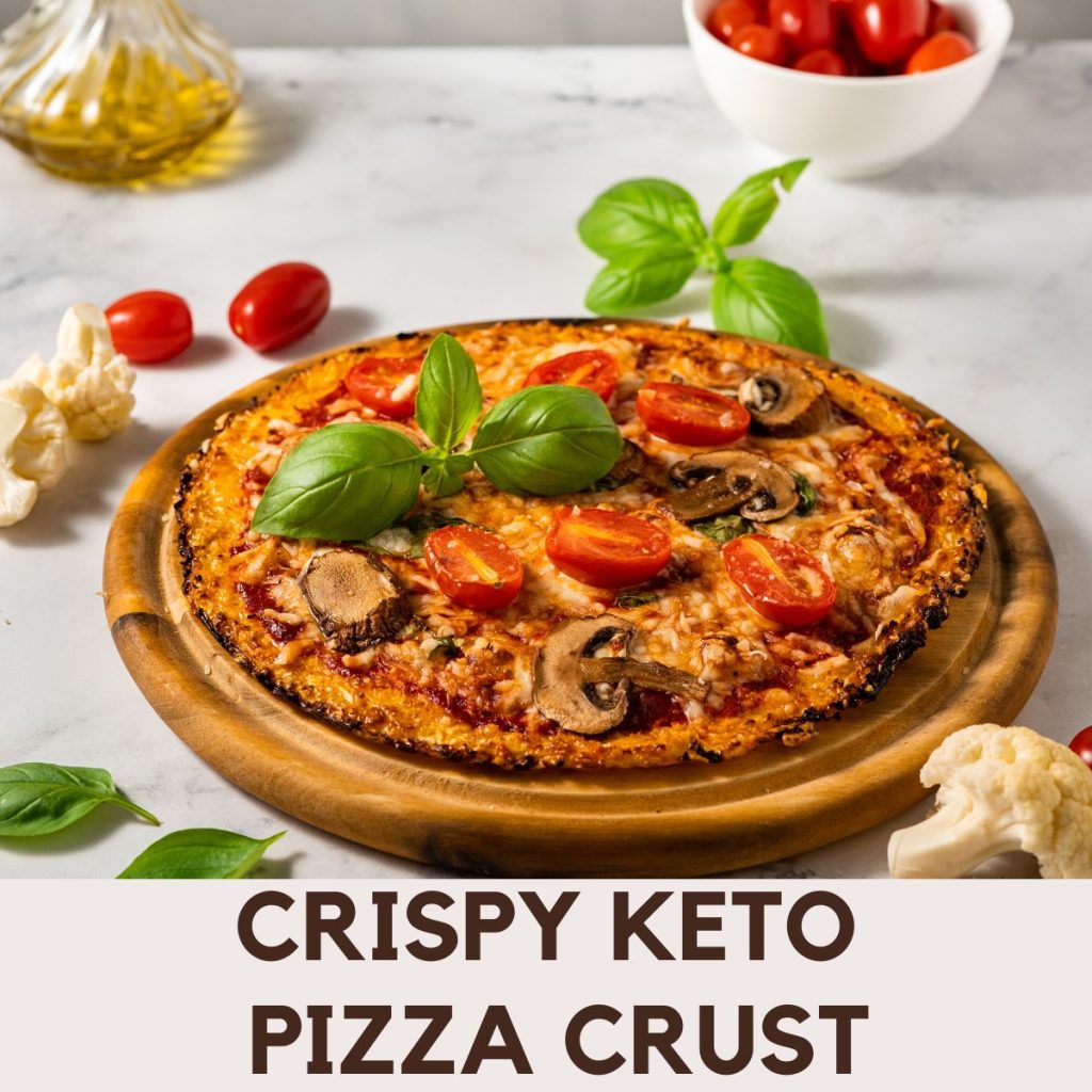 Crispy keto pizza crust recipe