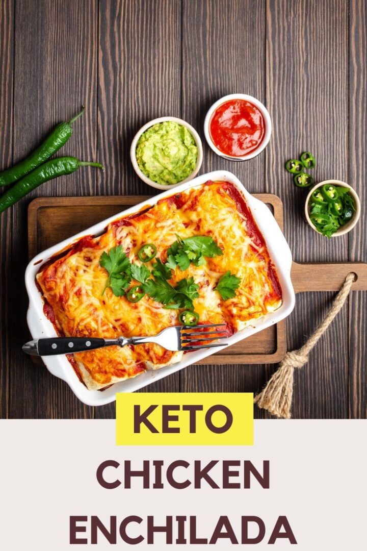 KETO CHICKEN ENCHILADA CASSEROLE RECIPE