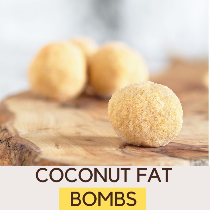 coconut fat bombs