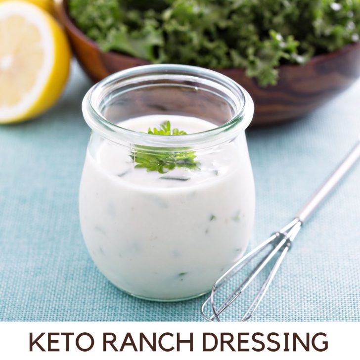 creamy keto ranch dressing recipe
