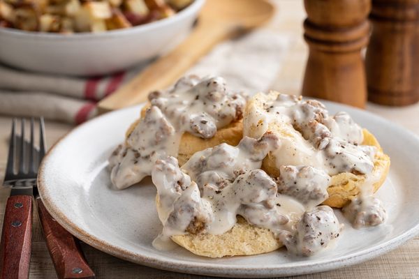 keto sausage gravy